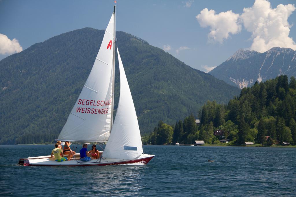 Ferienhof Obergasser Und Bergblick Weissensee Ngoại thất bức ảnh