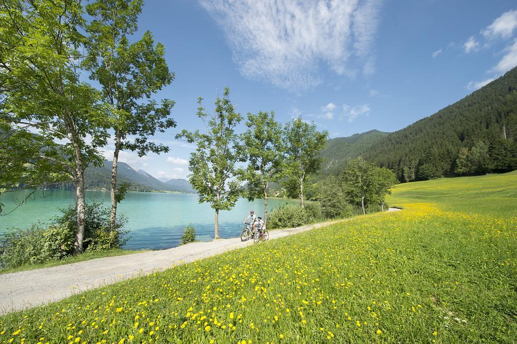 Ferienhof Obergasser Und Bergblick Weissensee Ngoại thất bức ảnh